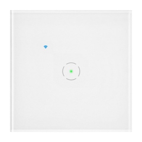 Włącznik podtynkowy pojedynczy Wi-Fi Tuya Smart Home, biały
