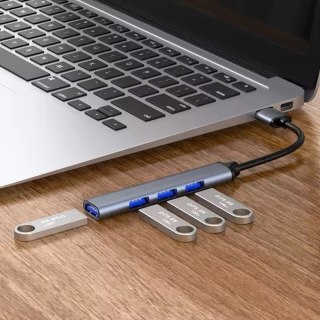 AK340 Hub usb 1x3.0 3x2.0 slim