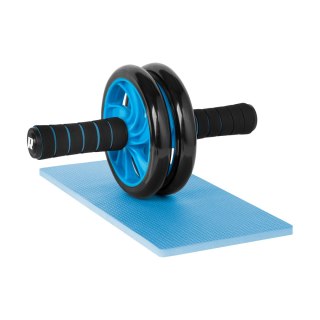 Kółko podwójne, roller do ćwiczeń mięśni brzucha AB Wheel AB-2 , REBEL ACTIVE