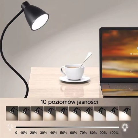 ZD130 Lampka biurkowa led z klipsem