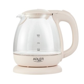 AD 1283 cream Czajnik szklany 1,0l
