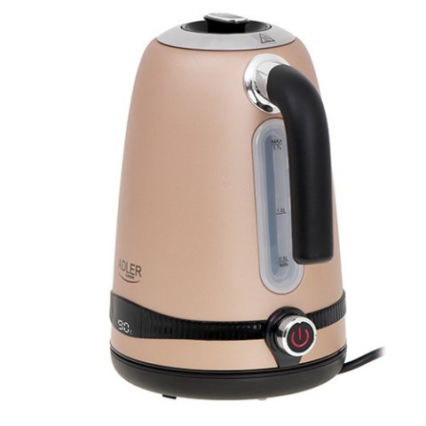 AD 1295 gold Czajnik metalowy 1,7l z lcd & regulacją temperatury