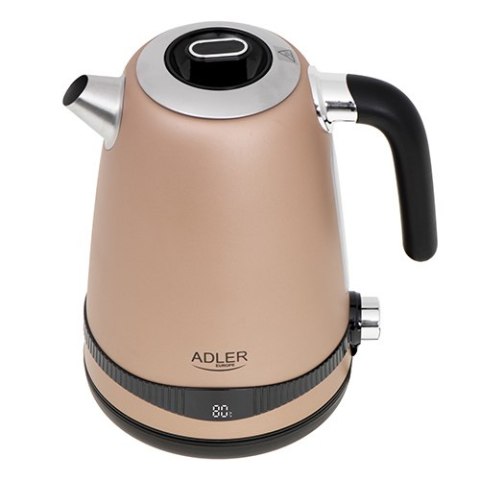 AD 1295 gold Czajnik metalowy 1,7l z lcd & regulacją temperatury