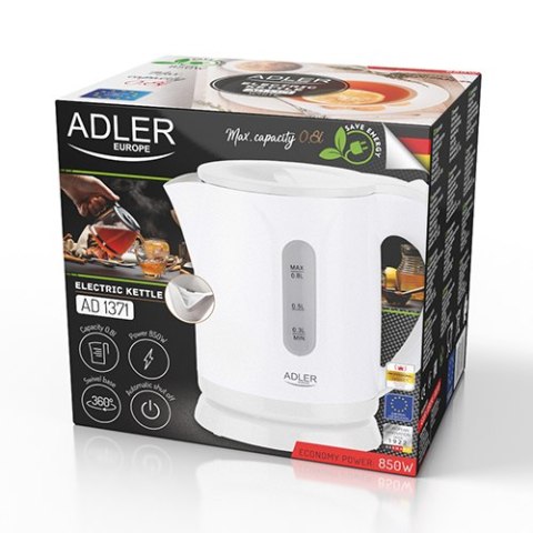 AD 1371 white Czajnik plastikowy 0,8 l