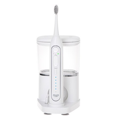 AD 2180 white Szczoteczka soniczna z irygatorem 2 w 1