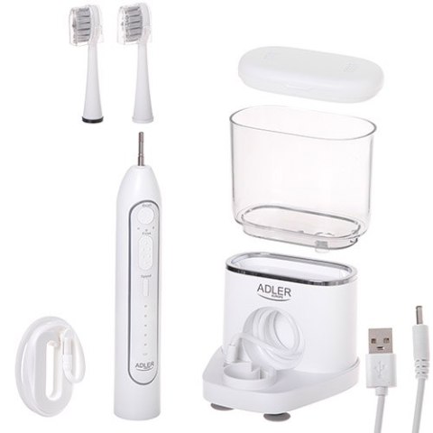 AD 2180 white Szczoteczka soniczna z irygatorem 2 w 1