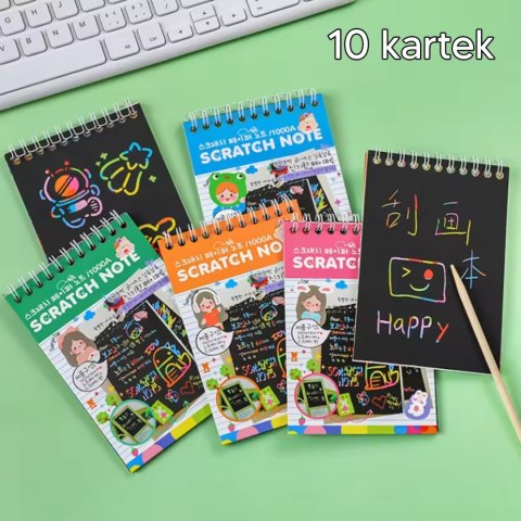 DA193 Zdrapywanka tęczowa wydrapywanka