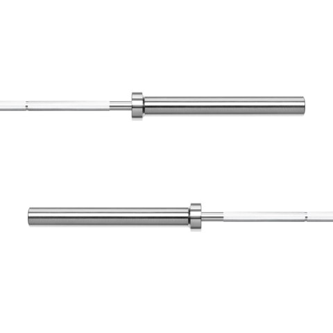 Gryf olimpijski prosty 50 mm z łożyskami, sztanga olimpijska z łożyskami 220cm 20kg REBEL ACTIVE