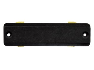 Łącznik do szyn jednofazowych prosty czarny 230v
