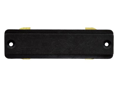 Łącznik do szyn jednofazowych prosty czarny 230v