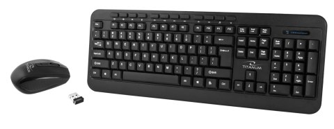 TK109 Titanum zestaw bezprzew. 2.4ghz usb akron