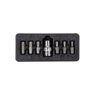 Zestaw końcówek torx t25-t55, 7 szt., s2 proline