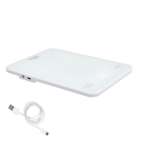 AD 3177 white Waga kuchenna 10kg ładowana przez usb