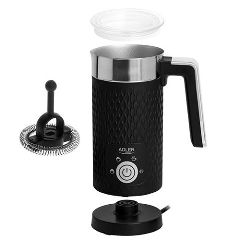 AD 4494 black Spieniacz do mleka - spienianie i podgrzewanie (latte i cappucino)