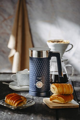 AD 4494 dark blue Spieniacz do mleka - spienianie i podgrzewanie (latte i cappucino)