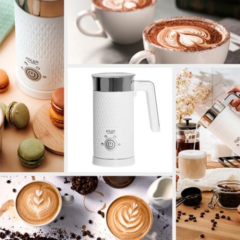 AD 4494 white Spieniacz do mleka - spienianie i podgrzewanie (latte i cappucino)
