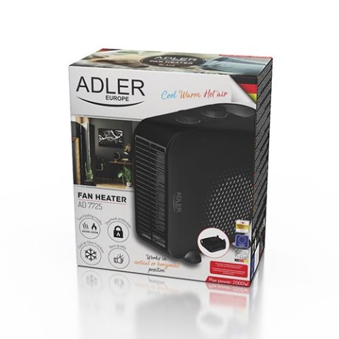 AD 7725 black Termowentylator