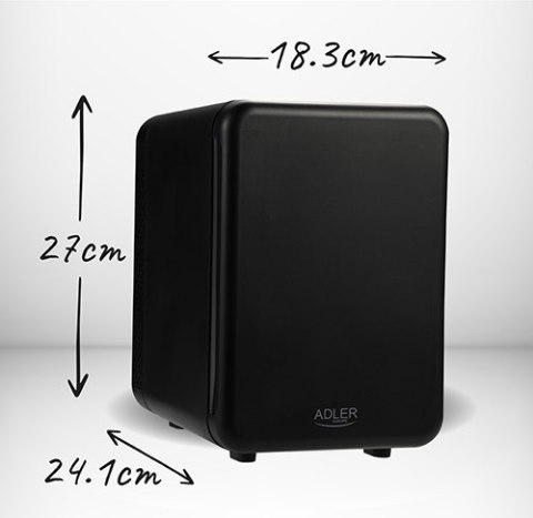 AD 8084 black Mini lodówka - 4l