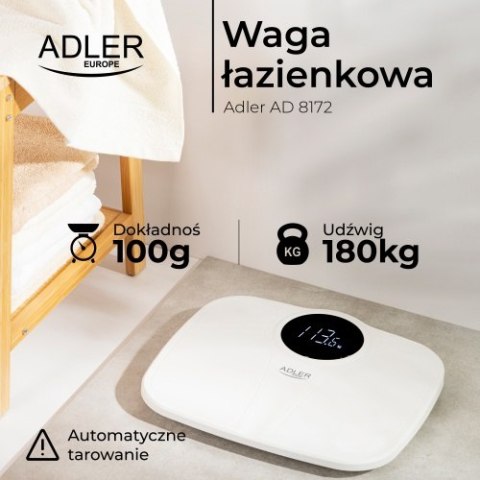 AD 8172 white Waga łazienkowa - 180kg
