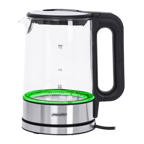 MS 1301 black Czajnik szklany 1,7 l z regulacją temp.