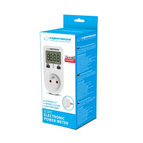 ELA102 Esperanza elektroniczny miernik zużycia prądu scope