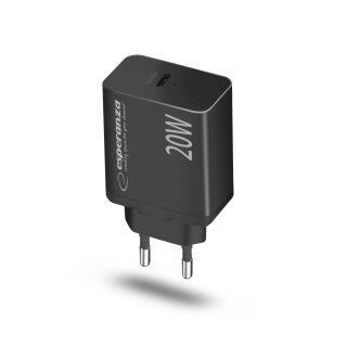 EZC104K Esperanza ładowarka sieciowa 20w usb-c pd czarna