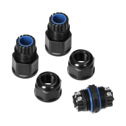 Konektor kablowy prosty IP68, 5x2,5mm?, 400V/25A