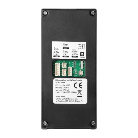 MAILO, zestaw wideodomofonowy jednorodzinny, 4-żyłowy, 10", Wi-Fi, ekran dotykowy, Full HD, RFID, szyfrator