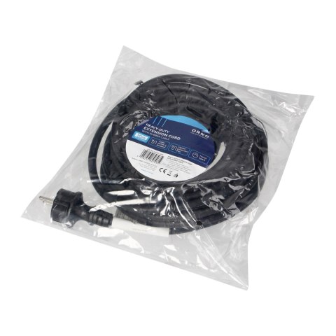 Przedłużacz warsztatowy bryzgoszczelny IP44, 1x2P+Z 10m,kabel gumowy olejoodporny H07RN-F 3x1,5mm?, 230VAC/16A