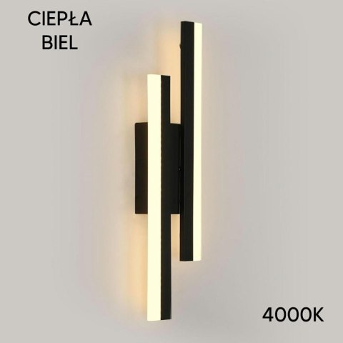ZD142 Lampa scienna led 16w podwójna ciepły biały