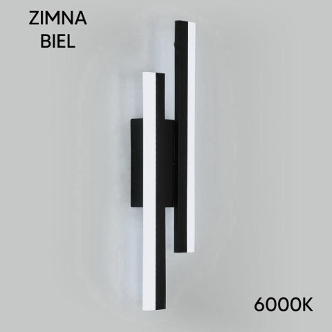 ZD142A Lampa scienna led 9w podójna zimny biały