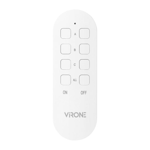 Zestaw bezprzewodowych gniazd MINI Schuko, sterowanych pilotem 1+1, 2300W