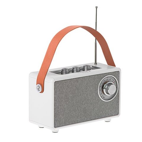 CR 1902 White Radio fm z bluetooth - usb-c