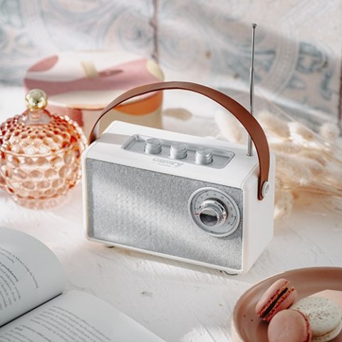 CR 1902 White Radio fm z bluetooth - usb-c