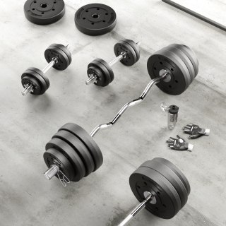 Obciążenie bitumiczne olimpijskie 20kg, otwór 51mm , REBEL ACTIVE