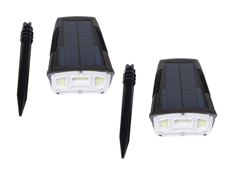 70-296# Lampa solarna led wbijany reflektor sl-26 2szt.