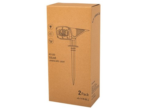 70-296# Lampa solarna led wbijany reflektor sl-26 2szt.