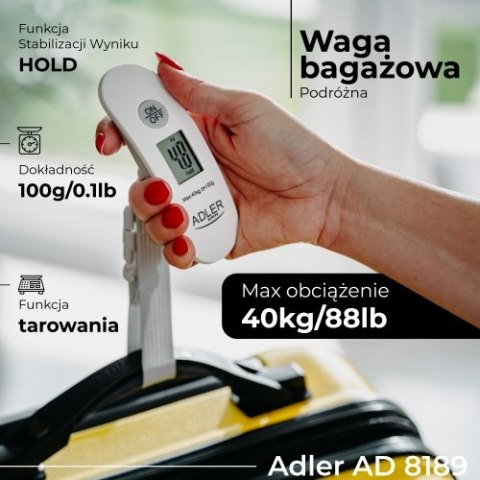 AD 8189 Waga bagażowa - podróżna