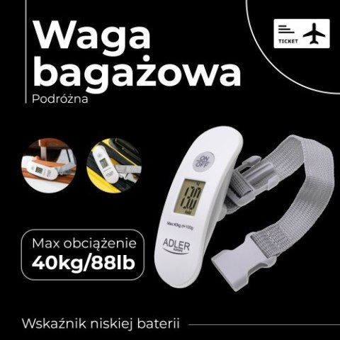 AD 8189 Waga bagażowa - podróżna