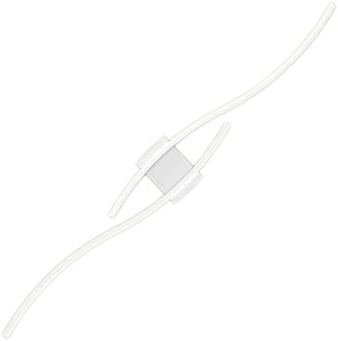 ZD150A Lampa scienna kinkiet biały 60cm day light