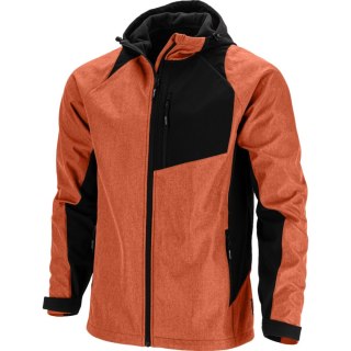Kurtka softshell z kapt. ceglasto-czarna, "s", ce, lahti