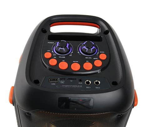 EP156 Esperanza głośnik bt fm led rgb karaoke singer