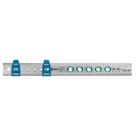 Liniał uniwersalny 60 cm aluminiowy mega