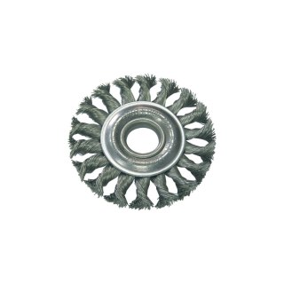 Szczotka tarczowa z drutu stalowego skr. fi=115mm proline