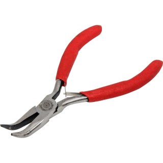 Szczypce wygięte 120mm profesjonalne "micro", pvc proline
