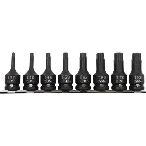 Zestaw 8szt bitonas. udar. 1/2' torx t30-t80 proline
