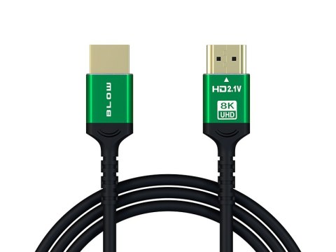 96-648# Przyłącze hdmi-hdmi 8k green proste 3m