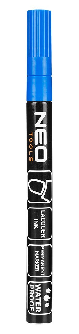 Marker budowlany, 4 kolory, permanentny, wodoodporny, lakierowy, aluminiowy, 4 szt