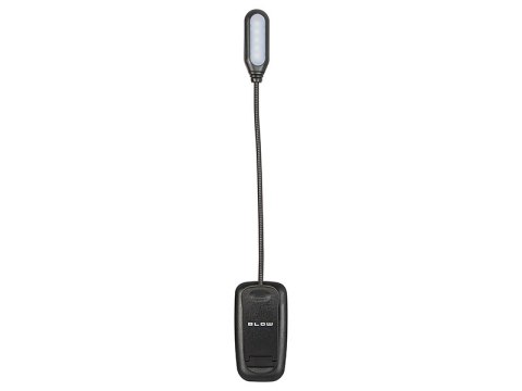 44-162# Lampka biurkowa led lb-18 z klipsem czarna"