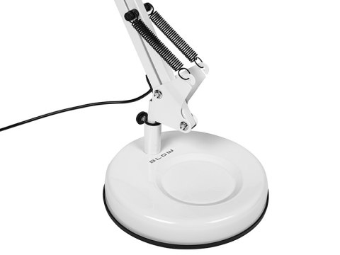 44-168# Lampka biurkowa led lb-23 biała z lupą